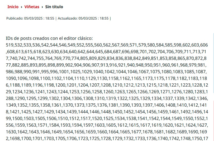 Konvertering af indhold udgivet med den klassiske editor til Gutenberg-blokke 1