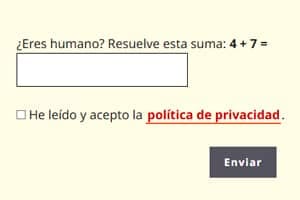 Formulario de contacto para WordPress sin plugin