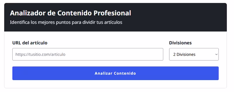Función para mostrar una lista de tus post más largos con sugerencias para dividirlos 2