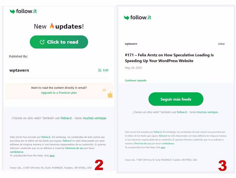 Nuevo servicio de suscripción por email con MailPoet 1