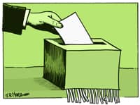 Viñetas de humor gráfico sobre política