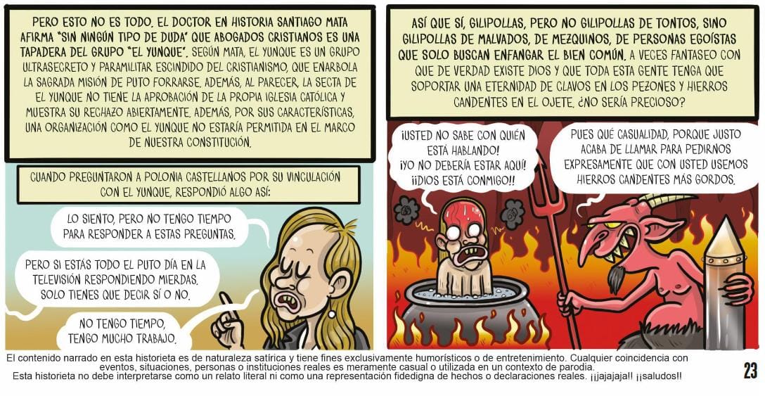 Condenan a El Jueves por nombrar "gilipollas del año" a Abogados Cristianos 2