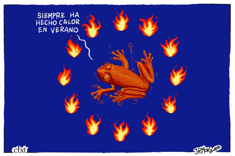 Historische hittegolf in Europa 1
