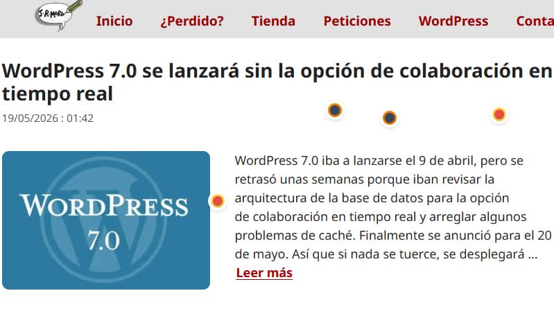 Pequeñas Notas, plugin para añadir notas en la vista pública 3