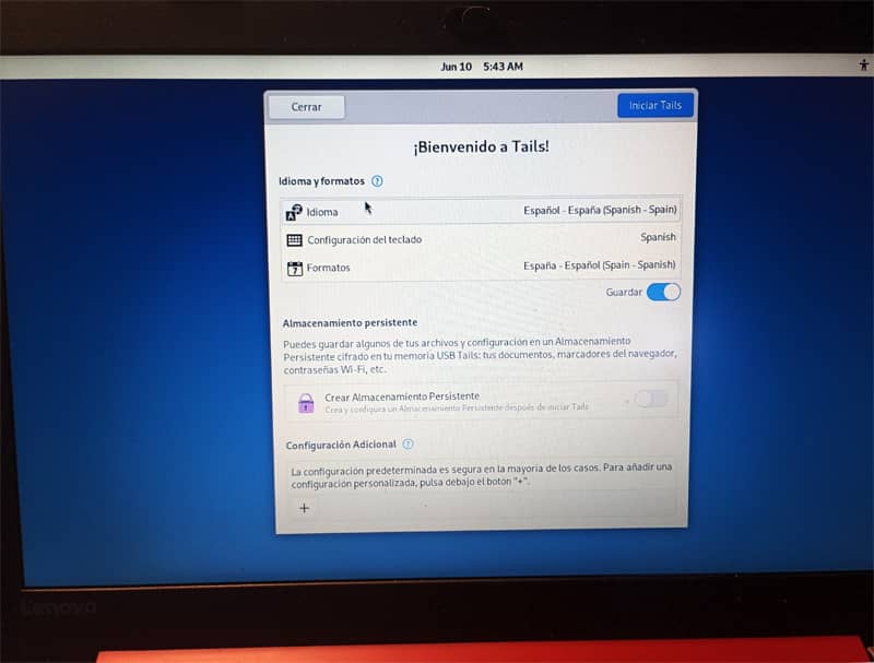 Tails OS: Fantomový operační systém zaměřený na anonymitu a ochranu soukromí 5